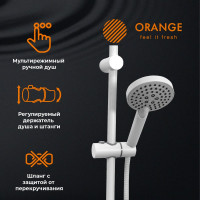 Душевая система Orange белая M04-932w