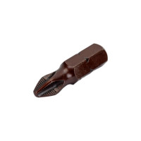 Бита DELUXE (2 шт; PH2; 25 мм; S2+Bronze+AntiSlip) Pobedit 2616821