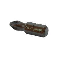 Бита DELUXE (2 шт; PH2; 25 мм; S2+Bronze+AntiSlip) Pobedit 2616821