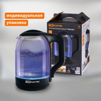 Электрический чайник TDM ELECTRIC Нептун 1.8 л, стекло, 1800 Вт, черный SQ4001-0001