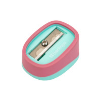 Пластиковая точилка Berlingo Haze 1 отверстие, ассорти, туба BBp_15028