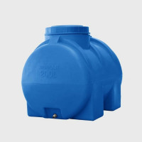 Овально-горизонтальная емкость AQUAPLAST 200 л, синяя 4630017951901