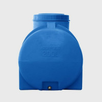 Овально-горизонтальная емкость AQUAPLAST 200 л, синяя 4630017951901
