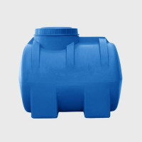 Овально-горизонтальная емкость AQUAPLAST 200 л, синяя 4630017951901