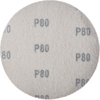 Круг шлифовальный на липучке (5 шт; 125 мм; Р80) VOREL 08558