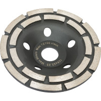 Чашка алмазная зачистная (125х22 мм; двухрядная) ULTIMA 114003