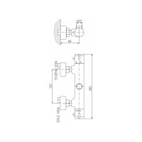 Смеситель для душа RavSlezak Termo TRM81.5