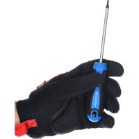 Отвертка HOEGERT TECHNIK TORX T10, 100 мм, сталь S2 HT1S053