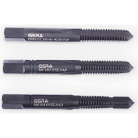 Ручные метчики GSR M6х1 HSSE-VAP DIN352 6H набор для нержавеющих сталей с поводковой цапфой 3 шт B00813190