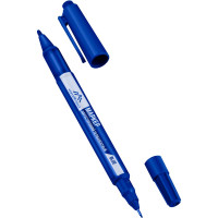 Строительный маркер vertextools синий, двухсторонний 00010-03