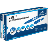 Строительный маркер vertextools синий, двухсторонний 00010-03