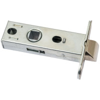 Защелка Аллюр L45-8-R18 SN (матовый никель; овальная торцевая планка 18 мм; без ручек) 11745