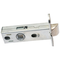 Защелка Аллюр L45-8-R18 SN (матовый никель; овальная торцевая планка 18 мм; без ручек) 11745