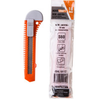 Нож Novocraft АКУЛА-light PE корпус, 18 мм JSHL18112