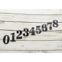 Цифра дверная 3 Brante CLASSIC 53 мм чёрная 150191