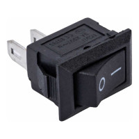 Клавиша Nord-Yada 250V 3А Micro черная (2контакта) ON-OFF (2шт в упаковке) 905465
