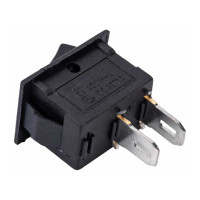 Клавиша Nord-Yada 250V 3А Micro черная (2контакта) ON-OFF (2шт в упаковке) 905465