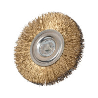 Щетка дисковая (80 мм; ось 6 мм) ООО НПП «Гефест» 102