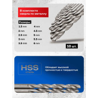 Пневмодрель Forsage с реверсом F-RP7810(50349)