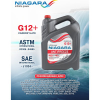 Охлаждающая жидкость NIAGARA Антифриз Ниагара G12+ карбоксилатный красный 10 кг 001001001012