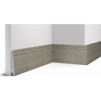 Декоративный плинтус Cosca Decor 90 мрамор СПБ057593