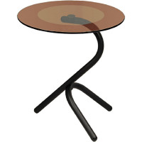 Журнальный стол Мебелик Дуэт 5 черный, тонированный 000 671