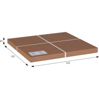 Журнальный стол Мебелик Дуэт 5 металлик, прозрачный 00 1803