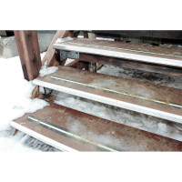 Ступень с алюминиевым кантом Lucky Guy 900x300мм, влагостойкая фанера, 030 01 900300 БФ