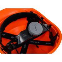 Защитная каска из полипропилена с вентиляцией Delta Plus QUARTZ UP IV оранжевая QUARUP4OR