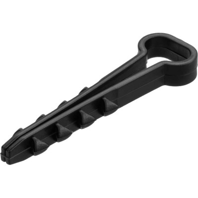 Дюбель-хомут для плоского кабеля TDM ELECTRIC 5-10 мм черный 100 шт SQ0539-0032
