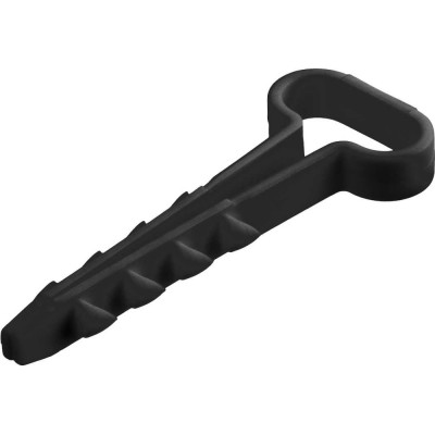 Дюбель-хомут для плоского кабеля TDM ELECTRIC 6-12 мм черный 100 шт SQ0539-0034