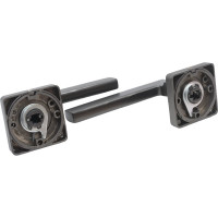 Ручка дверная алюминиевая графит Вантаж V53GR AL