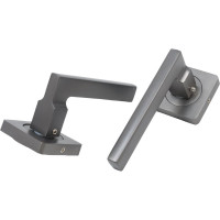 Ручка дверная алюминиевая графит Вантаж V53GR AL