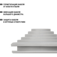 Сальник TDM ELECTRIC d=40мм Dотв.бокса 49мм SQ0814-0005