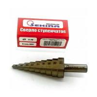 Сверло ступенчатое по металлу 4-20 мм, 9 ступеней, Р6М5 Sekira 00-00010705