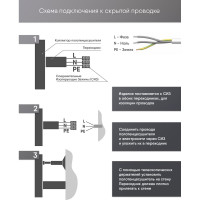 Полотенцесушитель INDIGO Line Trinity electro 80/50 таймер, скрытый монтаж, универсальное подключение R/L LСLTE80-50BRRt