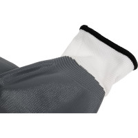 Нейлоновые перчатки с нитриловым покрытием Armprotect, белый/серый, р.11 3500/NN100 4631161387769