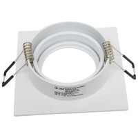 Встраиваемый алюминиевый светильник ЭРА KL87 WH MR16/GU5.3 белый Б0054352