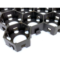 Газонная решетка для садовых дорожек и парковки ГеоПластБорд 6 штук черная ГР_544.336.34_ч_6