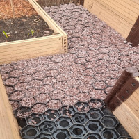 Газонная решетка для садовых дорожек и парковки ГеоПластБорд 6 штук черная ГР_544.336.34_ч_6