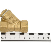 Косой фильтр DOUBLE-LIN резьбовой латунный В/В Ø1/2" LL5005 (1/2")
