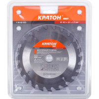 Диск пильный по дереву Кратон HOBBY 165x20 мм 24T 1 06 02 023