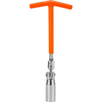 Свечной ключ SPARTA 16 мм, с шарниром 138305