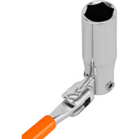 Свечной ключ SPARTA 16 мм, с шарниром 138305