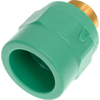 Комбинированная муфта Banninger полипропиленовая, зеленая, 32x3/4 НР 7R11087511
