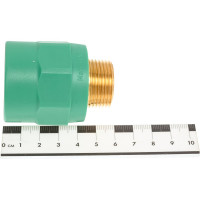 Комбинированная муфта Banninger полипропиленовая, зеленая, 32x3/4 НР 7R11087511