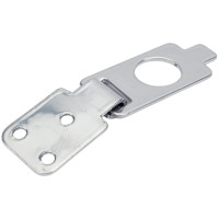 Дверной стопор с фиксатором Домарт 150 мм, крепление в бетон, хром 170249