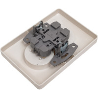 Двойная розетка TDM ELECTRIC 2П 10А 250В белая "Ильмень" SQ1823-0011