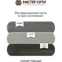 Шпаклевка для мебели Мастер Сити Темно-серый 2091005