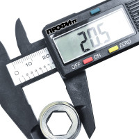 Удлинительная гайка Профитт НР/ВР 1/2" х 10 мм, никелированная 1647171